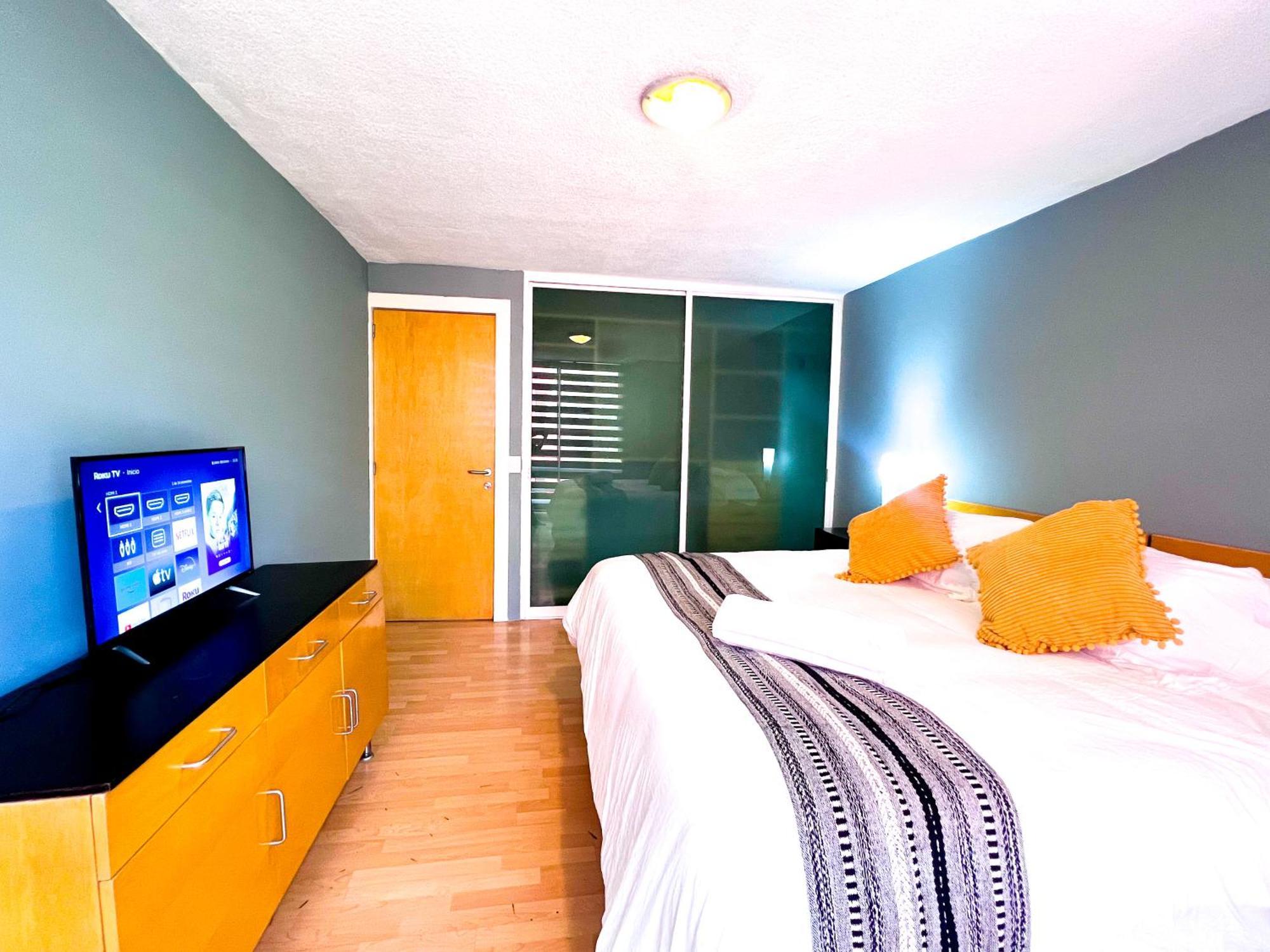 Linda Habitacion Cerca Del Angel Mexiko-Stadt Exterior foto